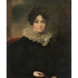 Follower of Sir Thomas Lawrence P.R.A. (Bristol 1769-1830 London) Portrait of a lady, half-lengt...