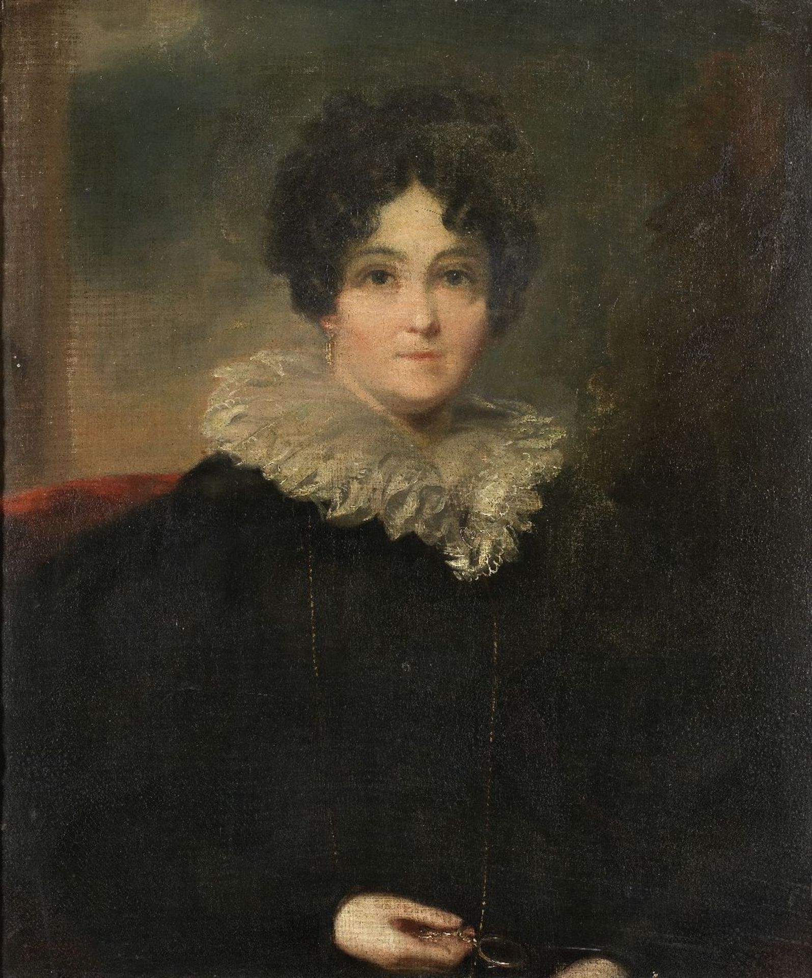 Follower of Sir Thomas Lawrence P.R.A. (Bristol 1769-1830 London) Portrait of a lady, half-lengt...