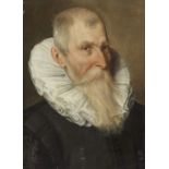 Flemish School, 17th Century Portrait of a bearded gentleman, bust-length, in a white ruff