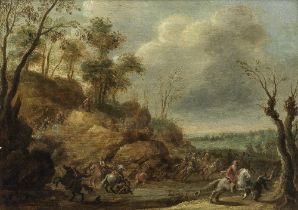 Pieter Meulener (Antwerp 1602-1654) A cavalry skirmish