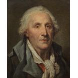 Follower of Jean Baptiste Greuze (Tournus 1725-1805 Paris) Portrait of Jean Baptiste Greuze, bus...
