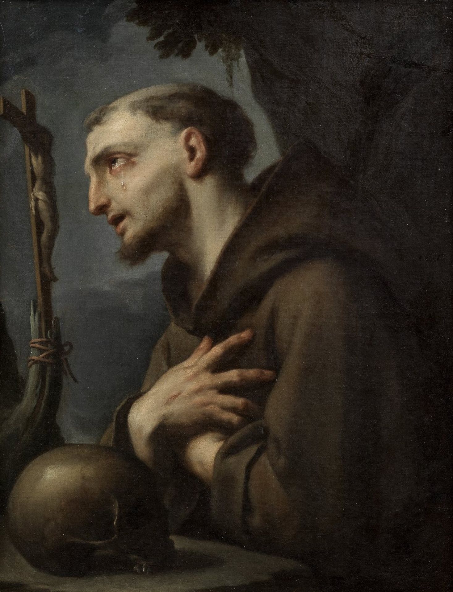 Francesco Trevisani (Capo d'Istria 1656-1746 Rome) Saint Francis