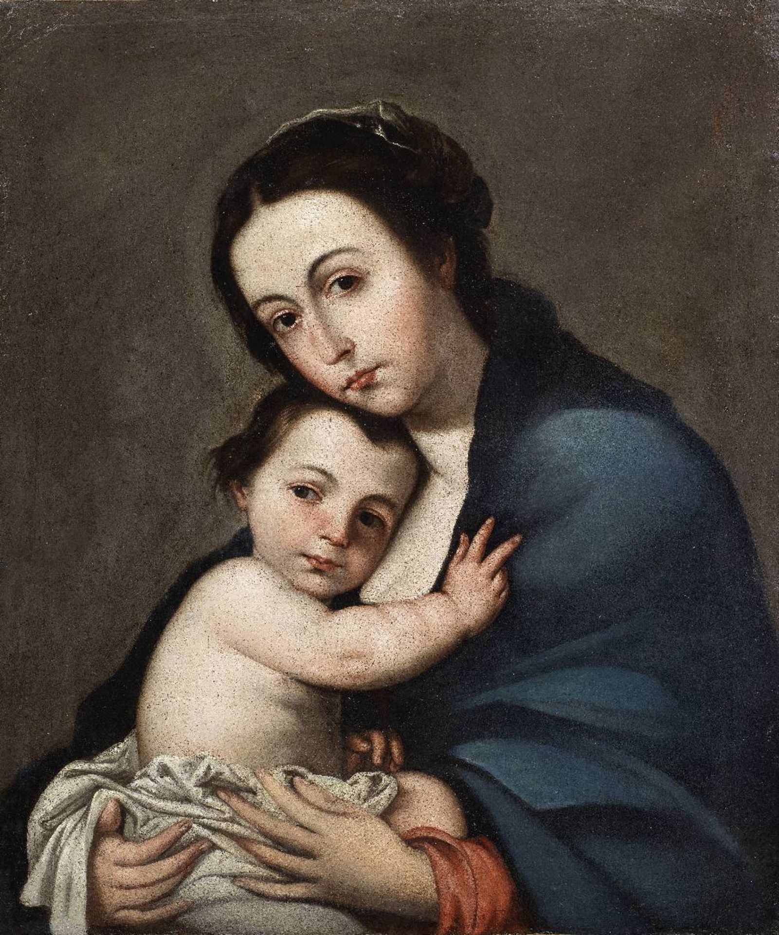 After Jusepe de Ribera, late 17th Century The Madonna and Child