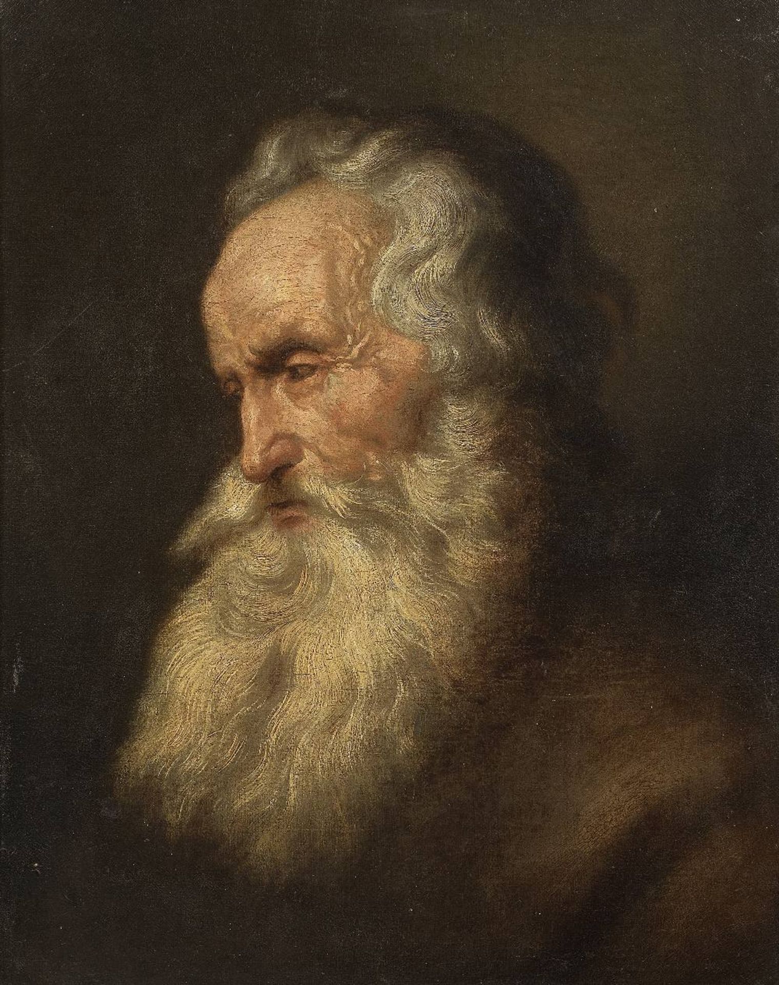 Follower of Sir Peter Paul Rubens (Siegen 1577-1640 Antwerp) A study of a head