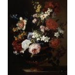 Circle of Jean-Baptiste Monnoyer (Lille 1636-1699 London) Still life of roses, narcissi and othe...