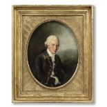 Thomas Hickey (Dublin 1741-1824 Madras) Portrait of John George Livius, half-length, in a dark b...