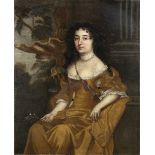 Follower of Sir Peter Lely (Soest 1618-1680 London) Portrait of a lady, three-quarter-length, in...