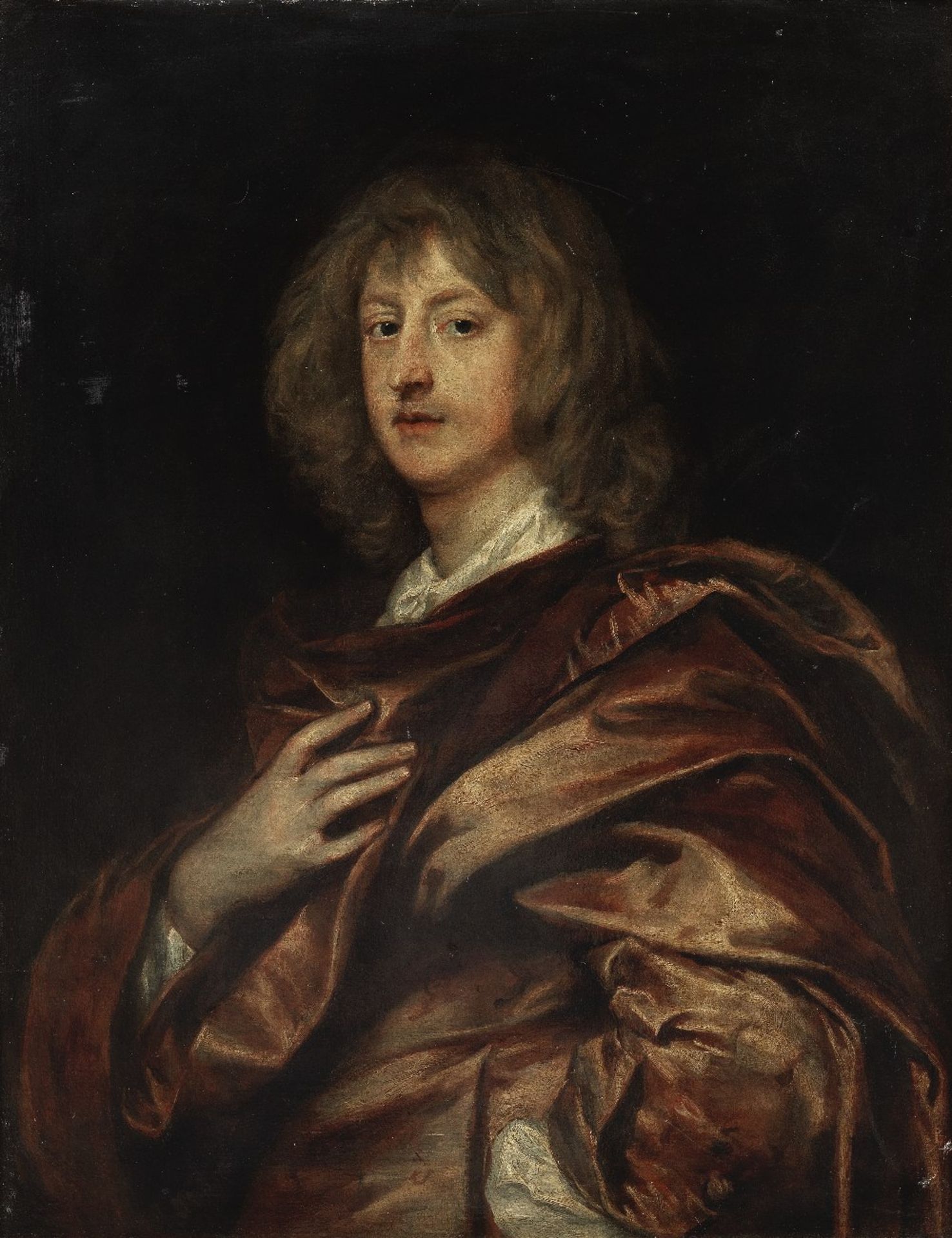 After Sir Anthony van Dyck, 19th Century Portrait of George Digby, 2nd Earl of Bristol, half-len...