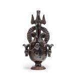 Aigui&#232;re en c&#233;ramique de Chanakkale, Turquie XIXe si&#232;cle A Chanakkale pottery ewe...