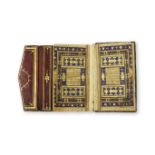 Coran enlumin&#233;, Perse milieu du XVIe si&#232;cle A small illuminated Qur'an, Persia, mid-16...