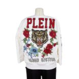 Philipp PLEIN Couture, circa 2015. Blouson-teddy 'Blood Sisters'.