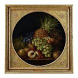 Edward Ladell (actif en Angleterre, 1821-1886 Exeter) Nature morte aux fruits d'&#233;t&#233;