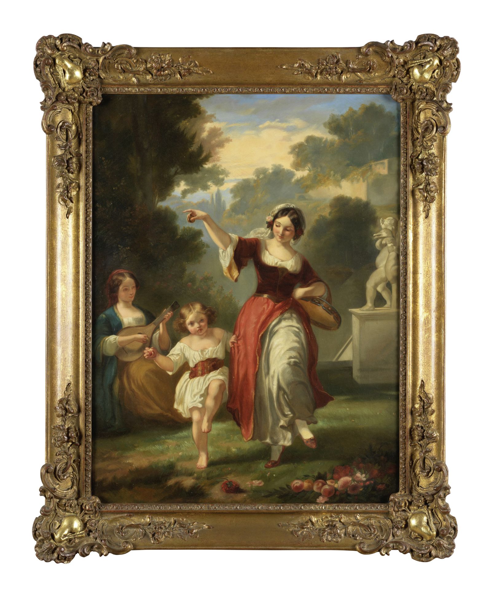 Camille Joseph Etienne Roqueplan (Mallemort 1803-1855 Paris) Danseuses dans le jardin
