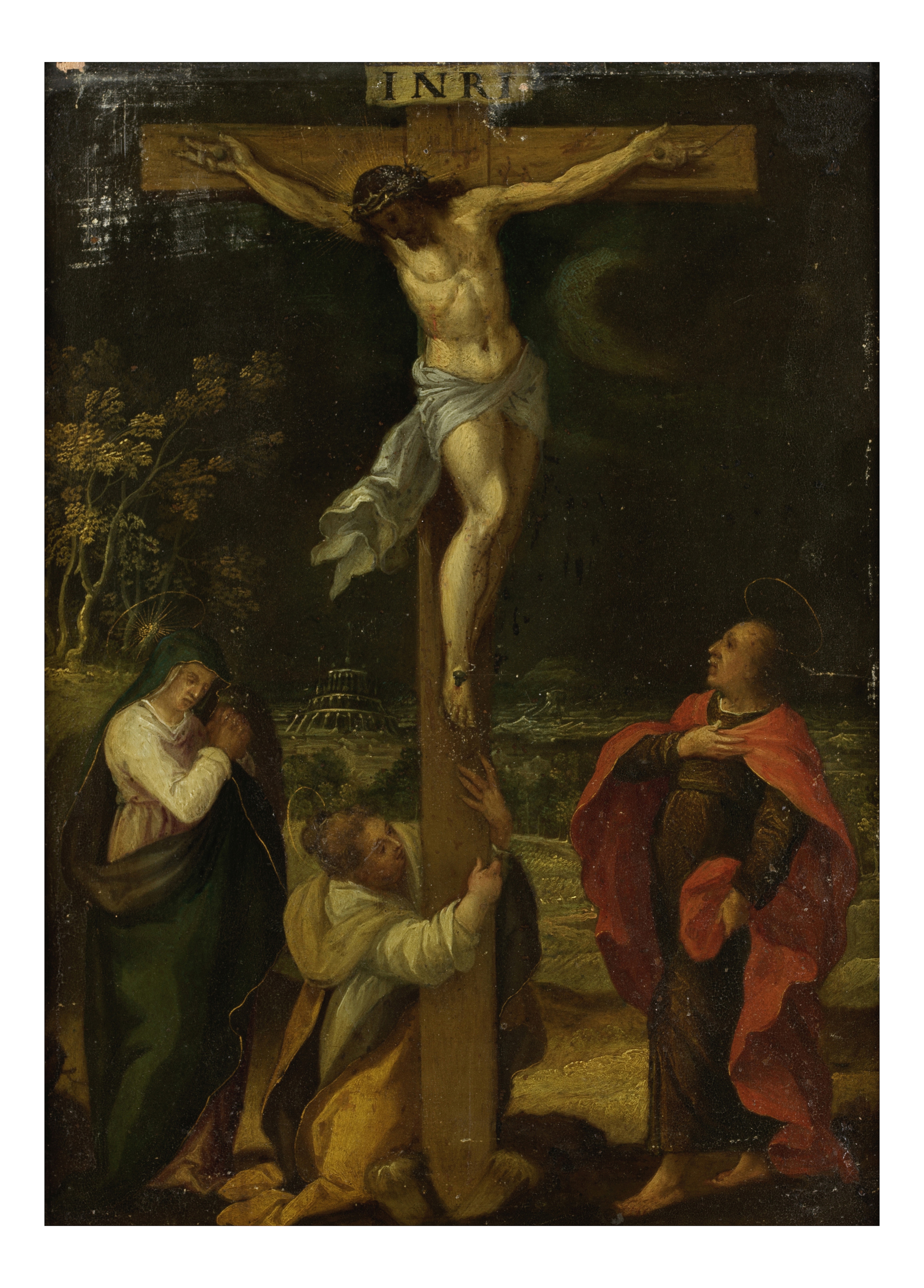 Cercle de Denis Calvaert (Anvers 1540-1619 Bologne) Crucifixion