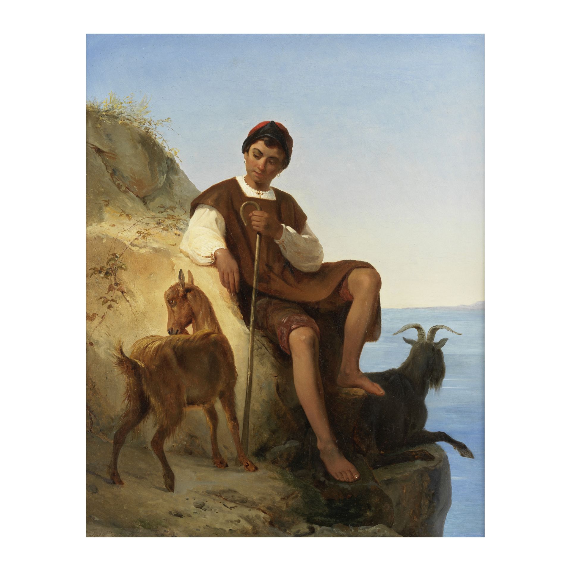 Jules Pierre Jollivet (Paris 1803-1871) Le berger