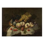 Suiveur de Theodor van Aenvack (Anvers 1633-1690) Nature morte aux fruits de fin d'&#233;t&#233;...