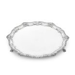 A George III silver salver John Carter, London 1769