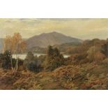 Robert Robin Fenson (British, active 1889-1914) A loch in autumn