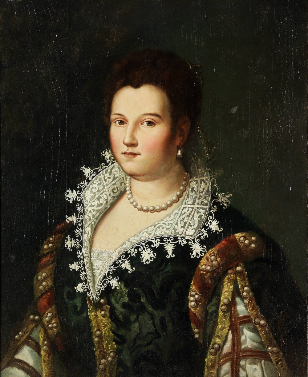 Florentine School, 19th Century Portrait of a lady, thought to be Bianca Capello de Medici