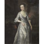 Circle of Philip Mercier (Berlin 1689-1760 London) Portrait of a lady, three-quarter-length, in ...