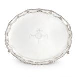 A George III silver salver Richard Rugg, London 1775