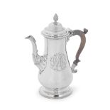 A George III silver coffee pot Francis Crump, London 1768