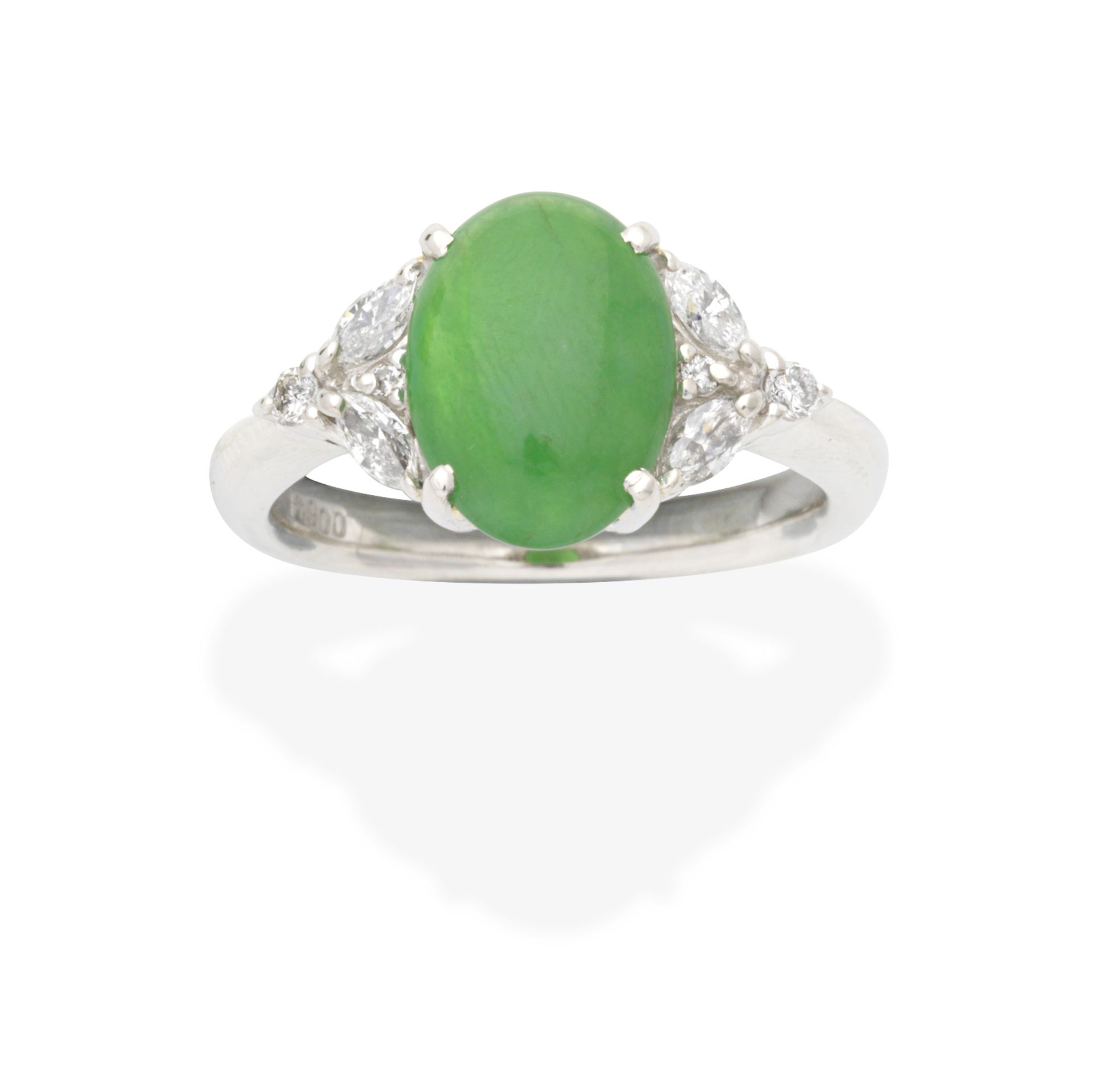 JADE AND DIAMOND RING