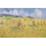 GUSTAVE LOISEAU (1865-1935) La plaine du Neubourg, la moisson (Painted in 1928)