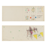 VICTOR BRAUNER (1903-1966) & ROBERTO MATTA (1911-2002) Personnages (&#224; Simone Rasmussen) (rec...