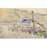 PAUL SIGNAC (1863-1935) Villefranche-sur-Mer (Executed in Villefranche-sur-Mer circa 1930)