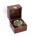 A Charles Frodsham Two-Day Rosewood Marine Chronometer, Late 19th century and later,