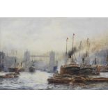 Frederick (Frank) William Scarbrough (British, 1863-1945) 'The Tower Bridge, London'
