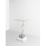 Ettore Sottsass, Jr. 'Le Strutture Tremano' table, from the 'bau. haus art collection', designe...
