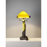 Emile Gall&#233; 'Umbel' table lamp, circa 1900