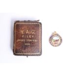 A Yorkshire Automobile Club Filey Speed Trials gold medal, presented 1905,