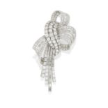 DIAMOND BROOCH, CIRCA 1950