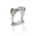 MOSHEH OVED: SILVER HORSE RING,