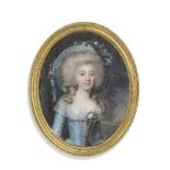 LOUIS AMI ARLAUD-JURINE (SWISS, 1751-1829): PORTRAIT MINIATURE OF A LADY IN WAITING TO QUEEN MAR...