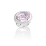 STEPHEN WEBSTER: KUNZITE AND GEM-SET DRESS RING, 2002