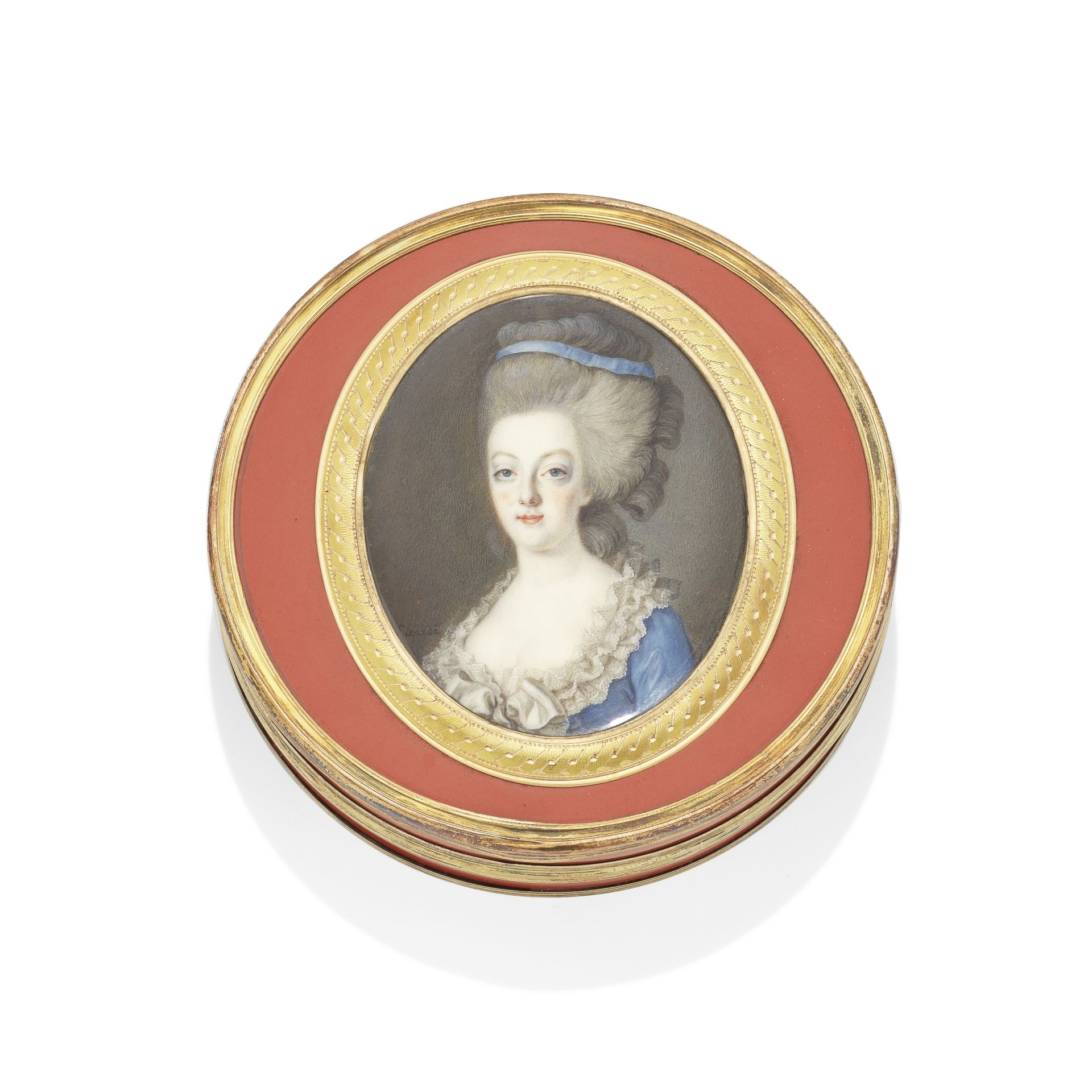 LOUIS-MARIE SICARDI (FRENCH, 1746-1825): A PORTRAIT MINIATURE OF QUEEN MARIE ANTOINETTE OF FRANCE