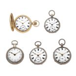 A lot of 5 pocket watches (5)