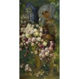 CESARE SACCAGGI (1868-1934) Roses et poesie