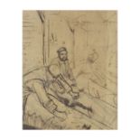 JULES BASTIEN-LEPAGE (1848-1884) Deux charpenti&#232;rs &#224; l'atelier