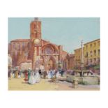 EUGENE GALIEN-LALOUE (1854-1941) La Cath&#233;drale de Saint-&#201;tienne &#224; Toulouse, le jou...