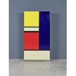 KONI OCHSNER (1933-1995) Cabinet 'Mondrian Wardrobe 1'1977Edition Kollektion R&#246;thlisberger,...