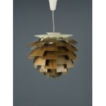 POUL HENNINGSEN Grande suspension 'Artichoke' mod. D84Cr&#233;ation en 1958Edition Louis Poulsen...