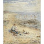 Hugh Cameron RSA RSW ROI (British, 1835-1918) By the seaside