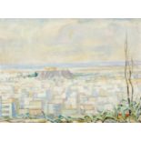 Pericles Vyzantios (Greek, 1893-1972) Vue d' Ath&#232;nes (signed in Greek (lower right) oil on...