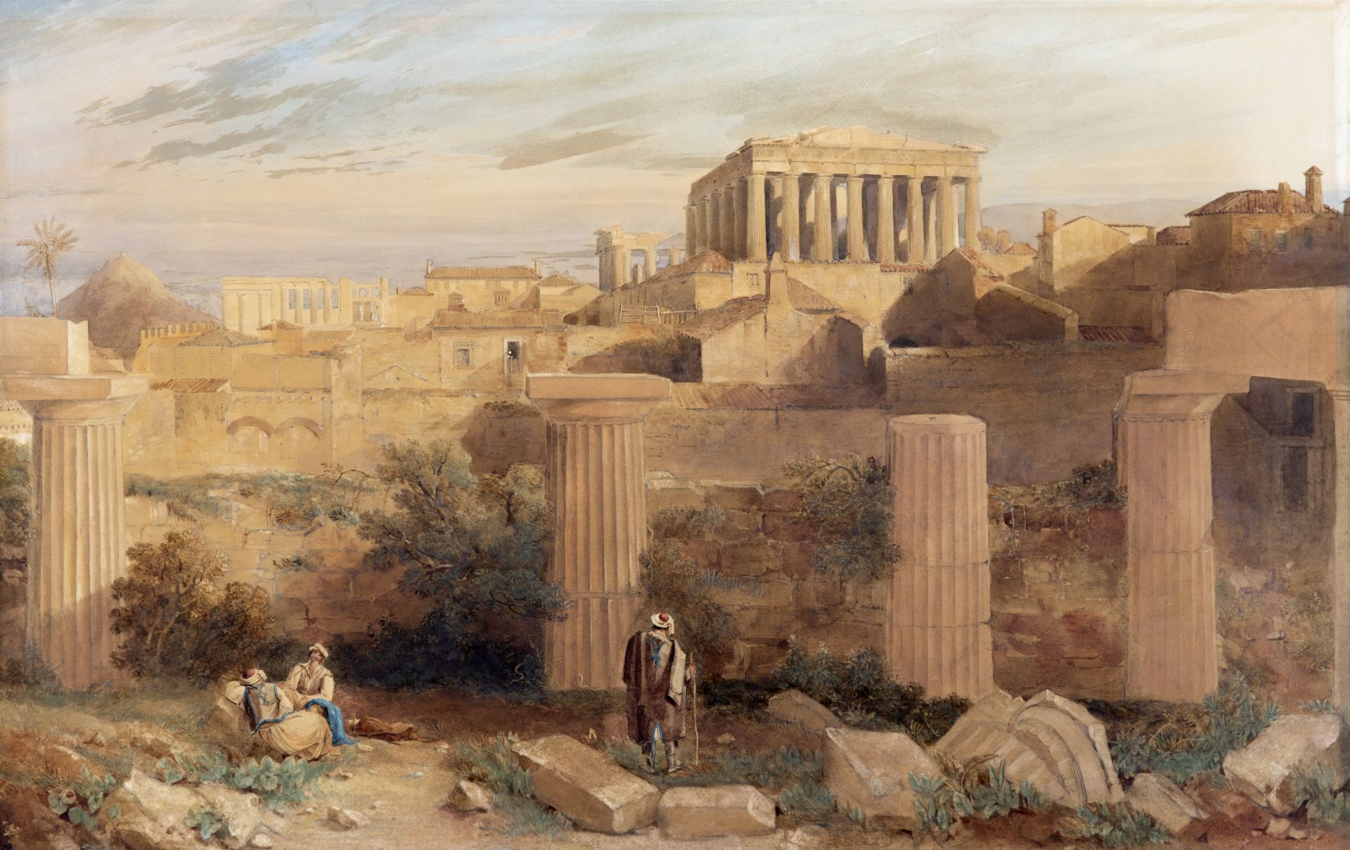 Hugh William (Grecian) Williams (British, 1773-1829) L'Acropole Ath&#232;nes (signed and dated (...