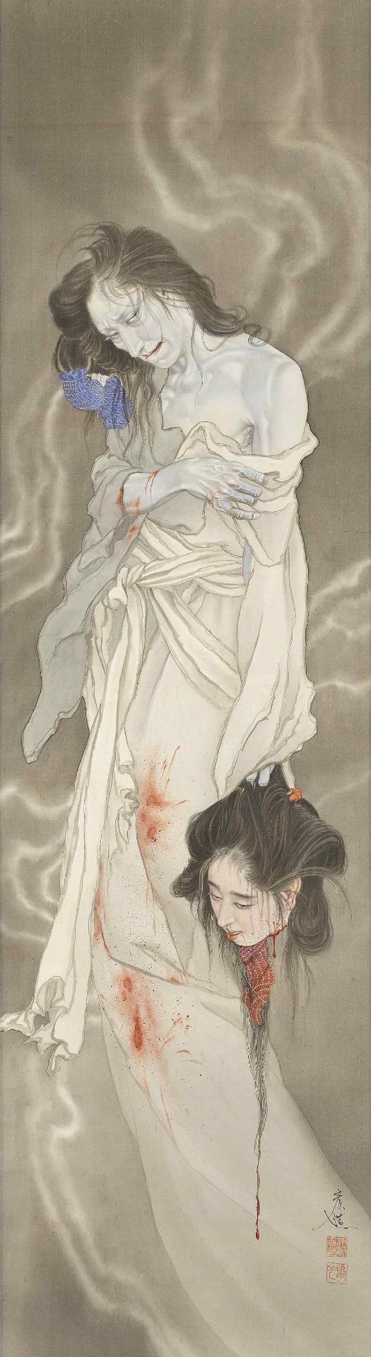 ITO HIKOZO (1903-2004) The Older Wife's Revenge Showa era (1926-1989), mid-20th century (2)